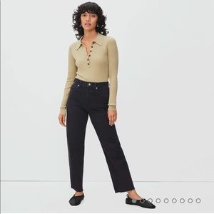 Everlane way high jean in black!
